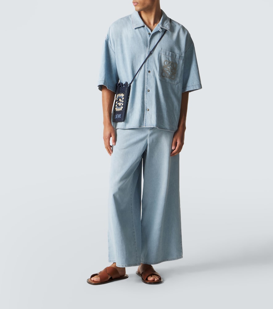 Paula'S Ibiza Anagram Denim Shirt