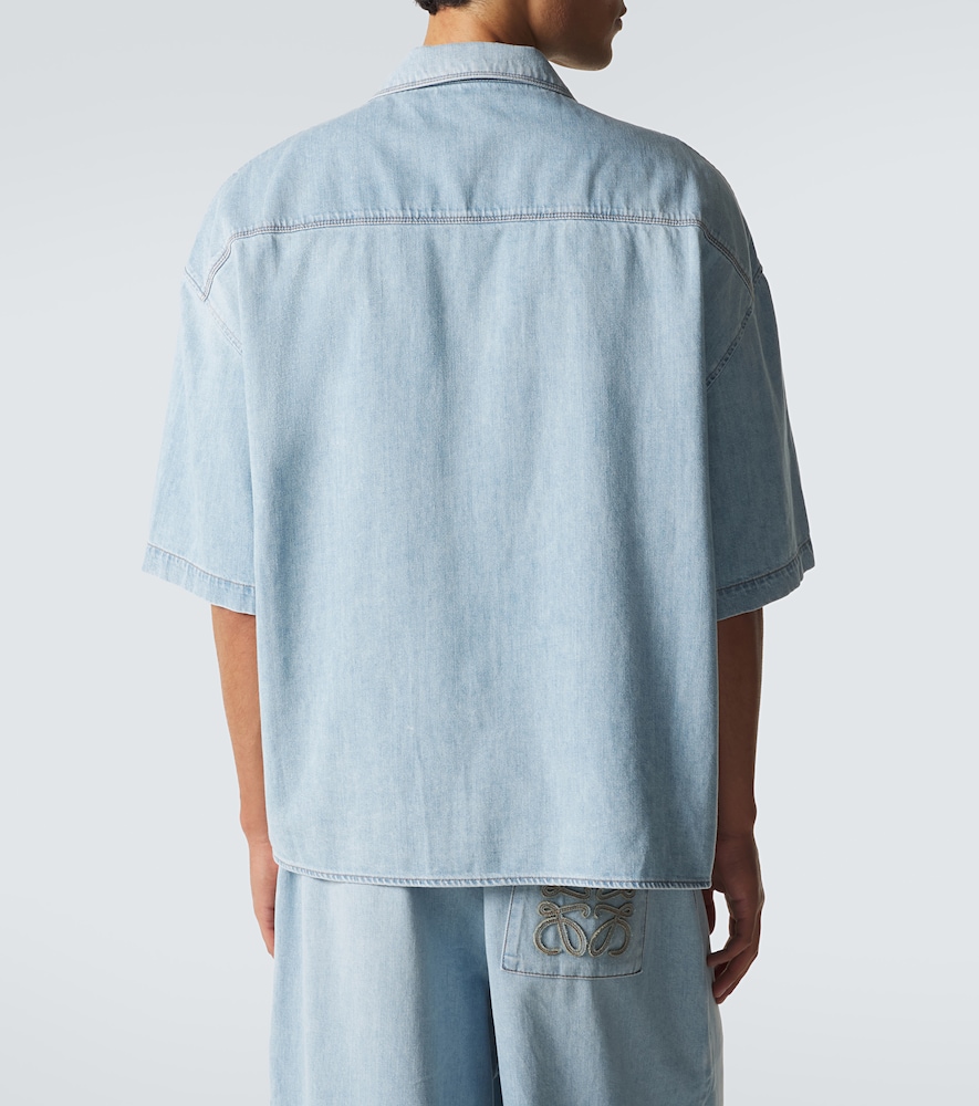  Loewe Loewe Paula's Ibiza Anagram Denim Shirt 