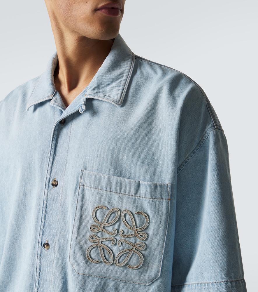  Loewe Loewe Paula's Ibiza Anagram Denim Shirt 