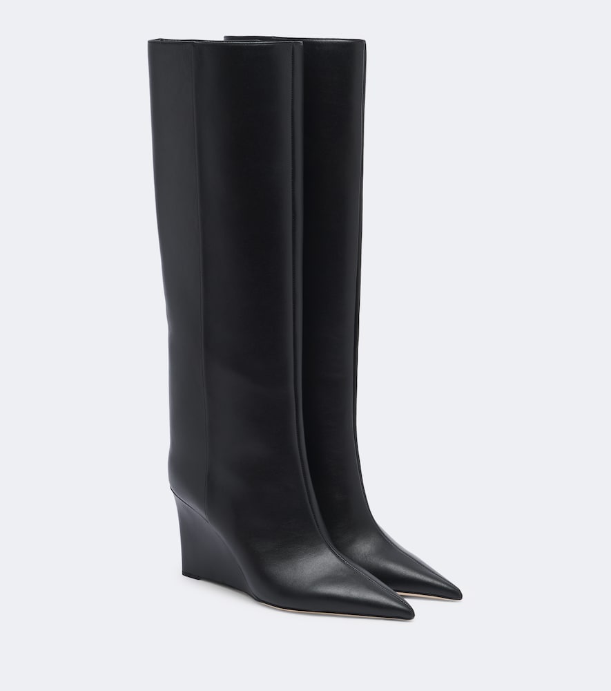 Kniehohe Stiefel Blake aus Leder