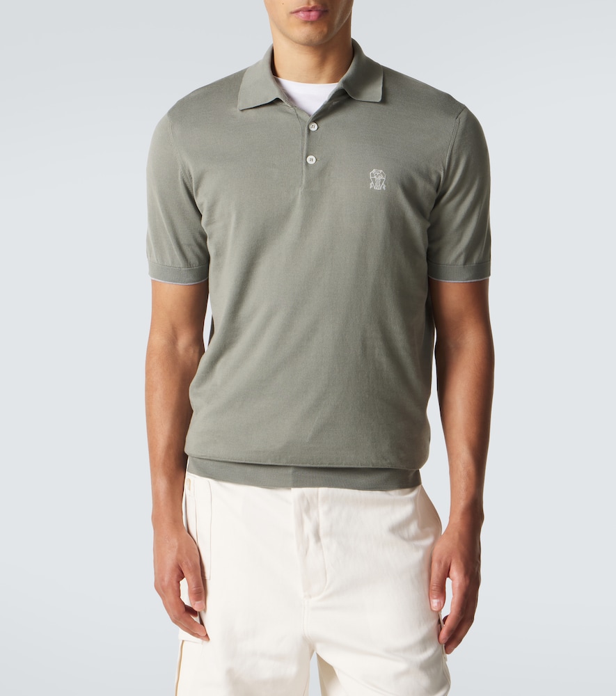  Brunello Cucinelli Brunello Cucinelli Polohemd Aus Baumwoll-piqué 