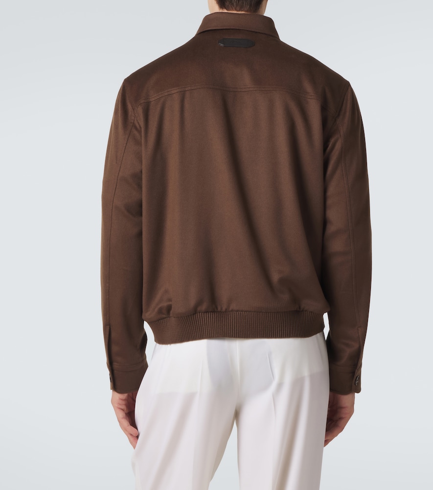 Cashmere And Wool Blouson Jacket
