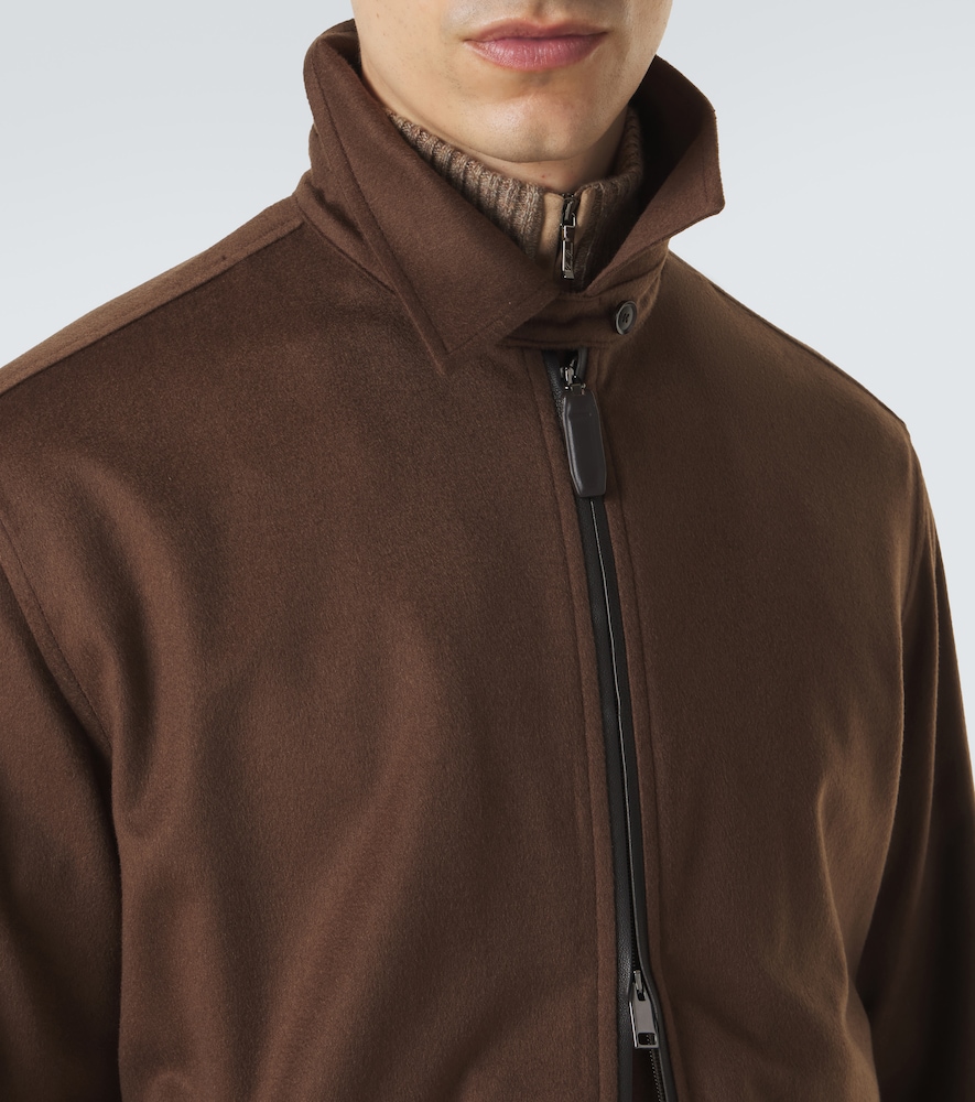 Cashmere And Wool Blouson Jacket
