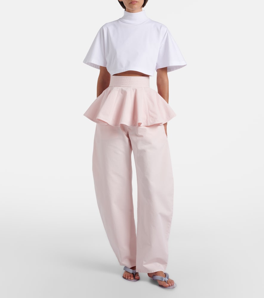 Alaïa Barrel-Leg Jeans