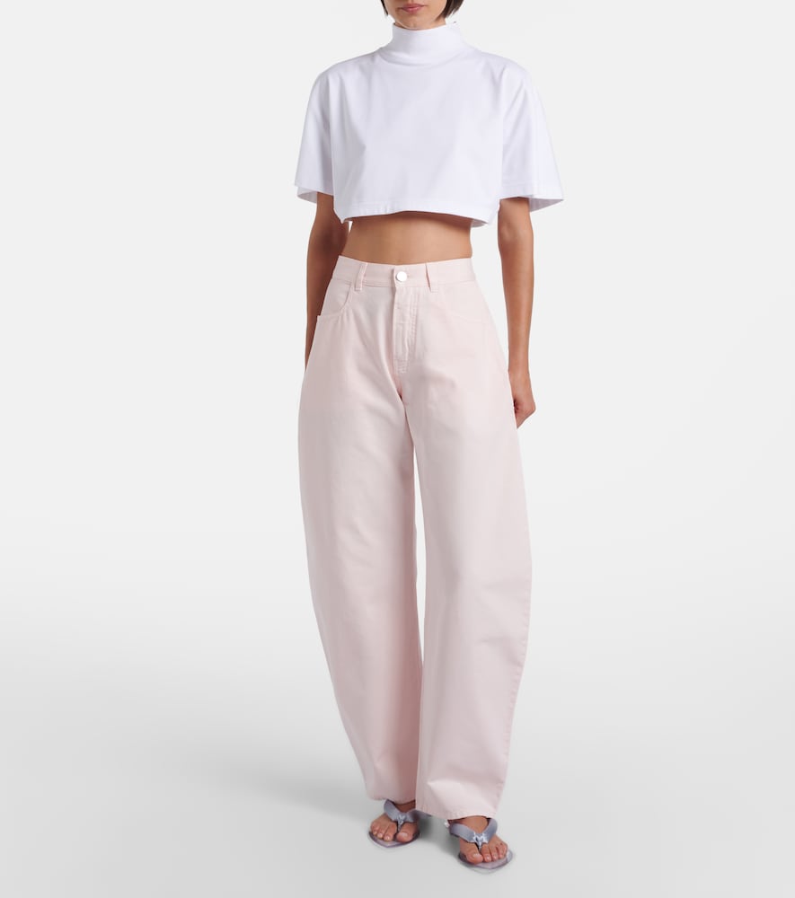 Alaïa Barrel-Leg Jeans