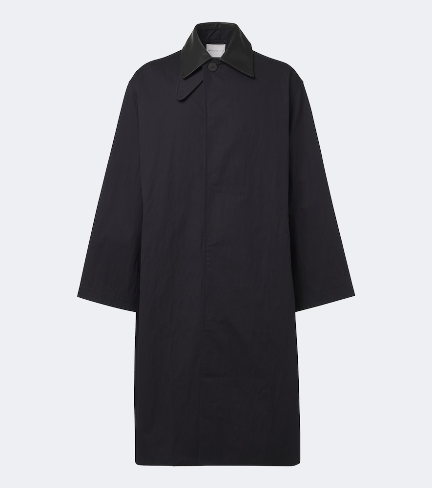 Trenchcoat Revere mit Leder