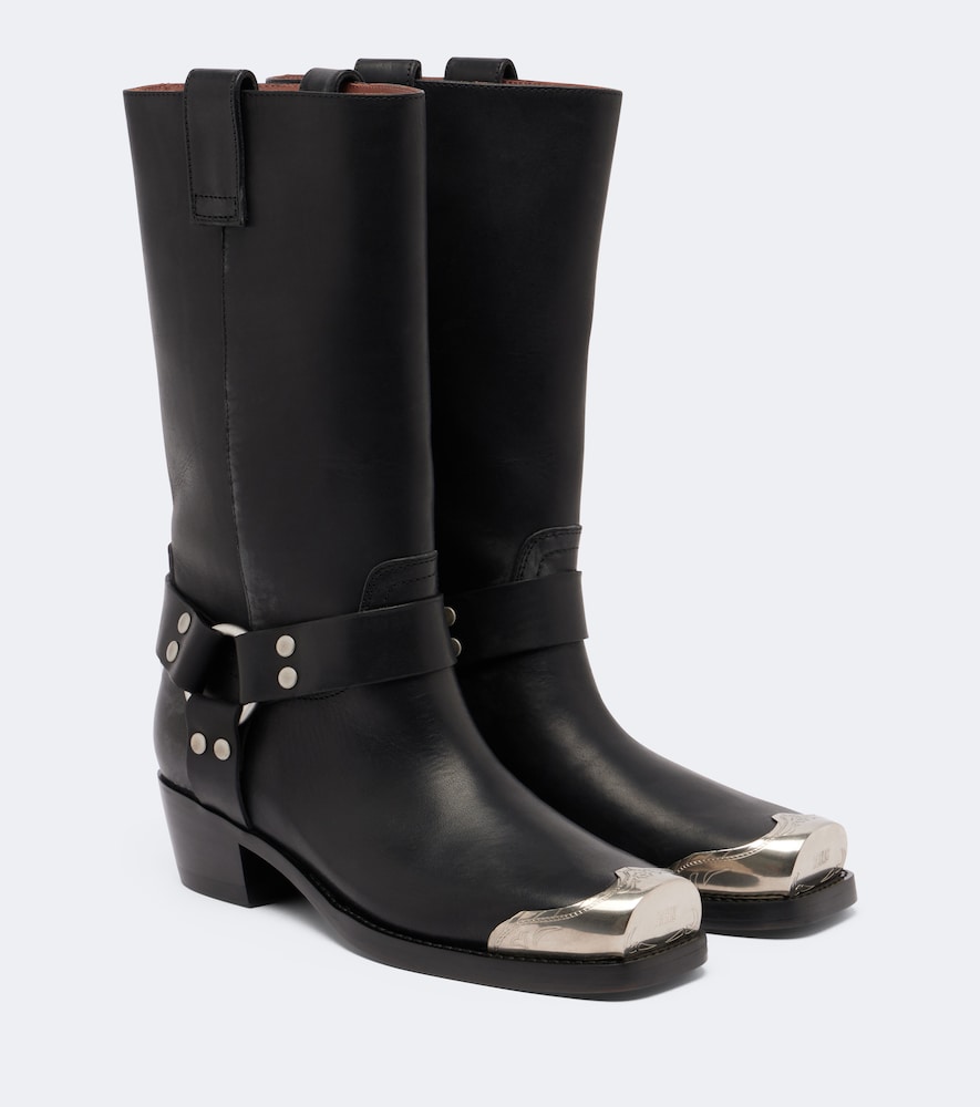 Stivaletti biker Roxy in pelle