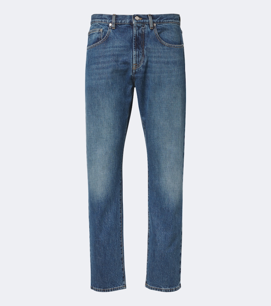 Umit Benan Kevin Faded Straight Jeans In Blue