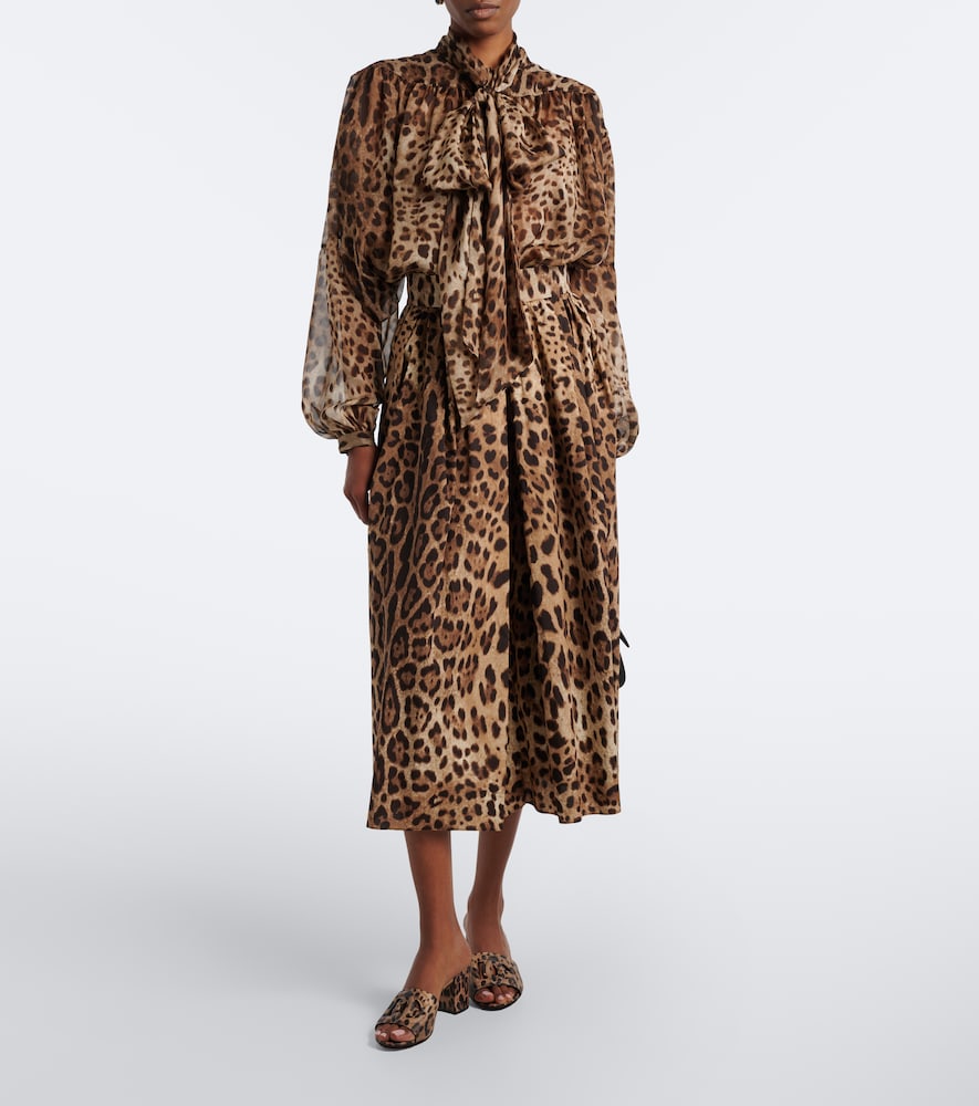 Dolce&Gabbana Dg Leopard-Print Mules