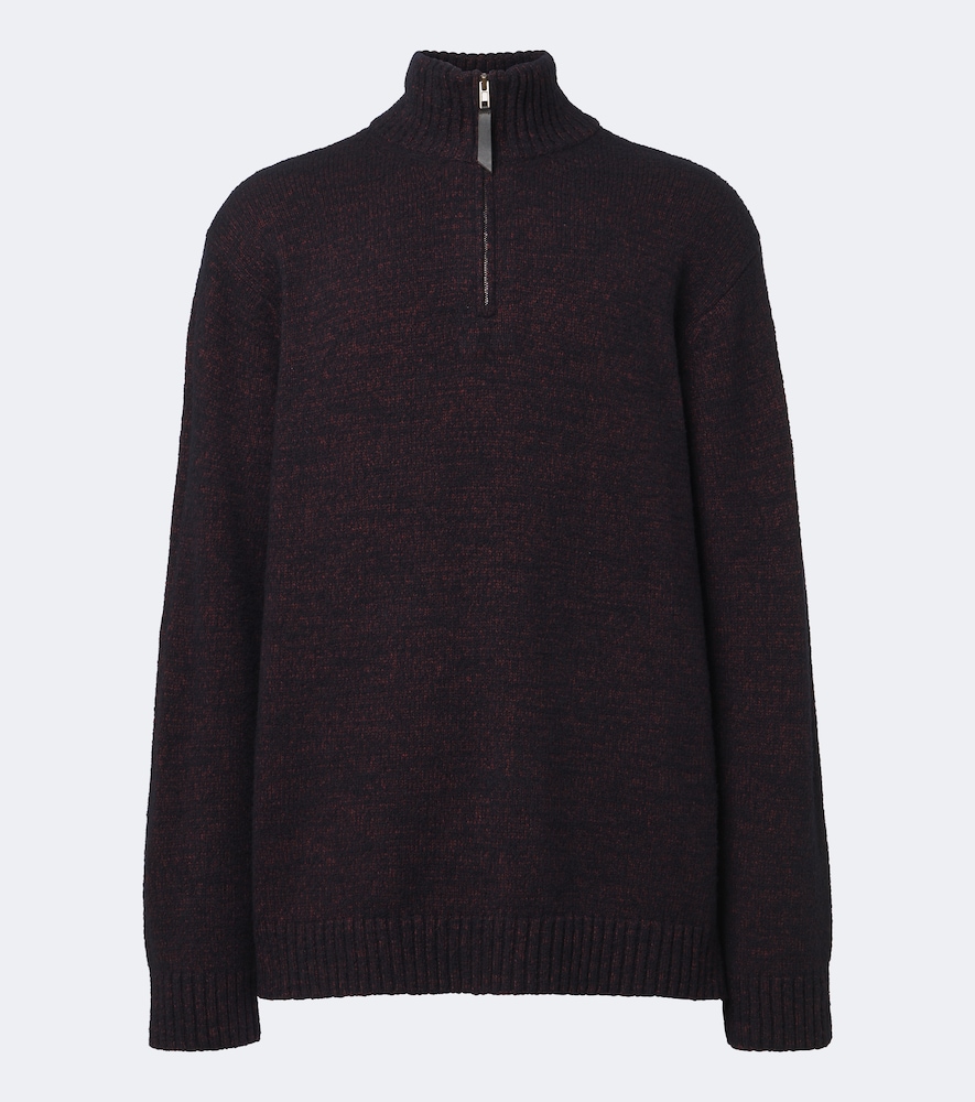 Pullover in misto cotone e lana