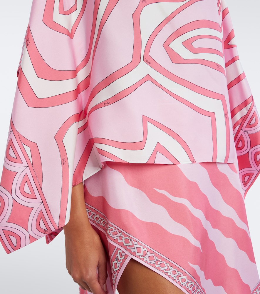 Pucci Labirinto Silk Twill Blouse