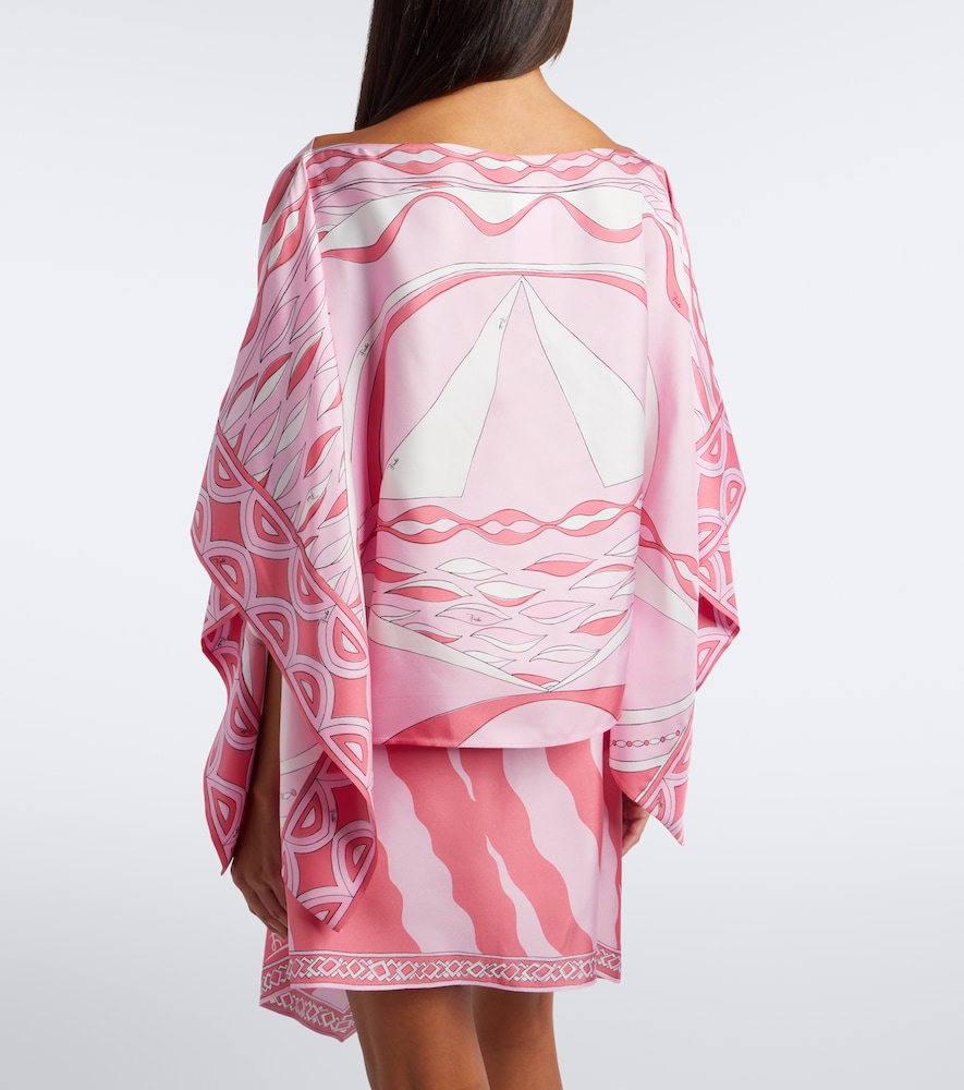 Pucci Labirinto Silk Twill Blouse