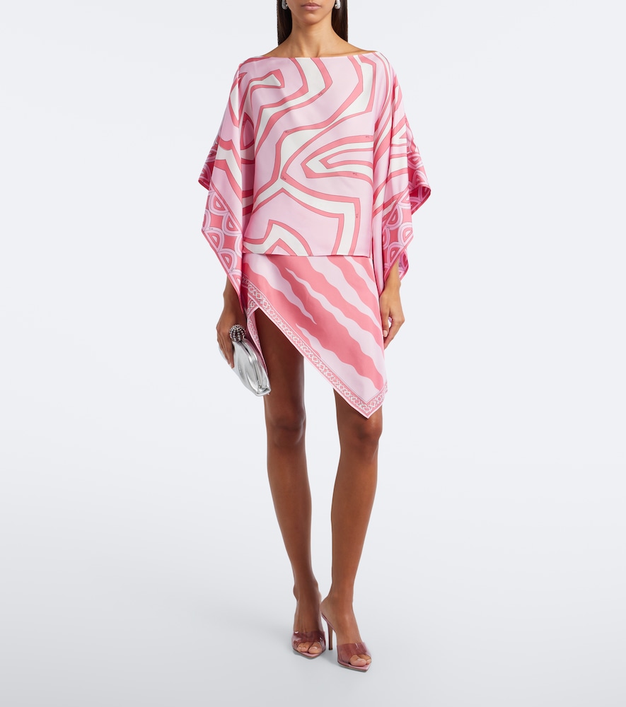 Pucci Labirinto Silk Twill Blouse