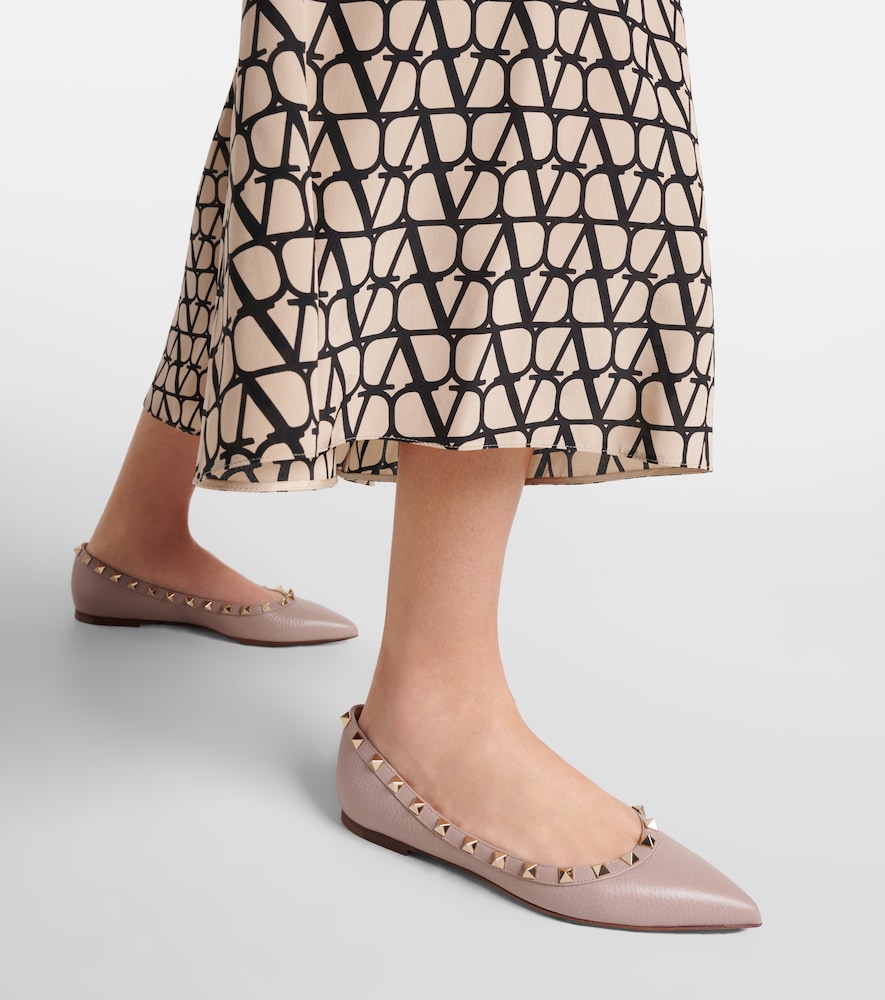 Garavani Rockstud Ballet Flats