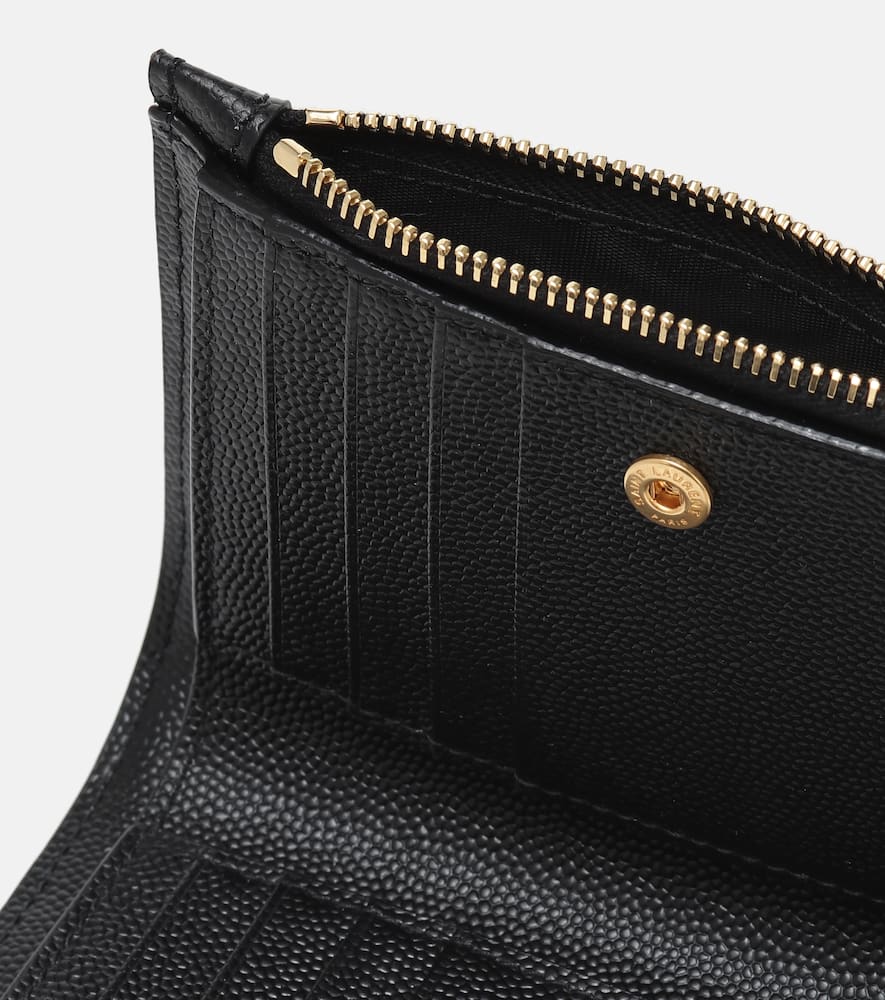 Saint Laurent Monogram zipped leather wallet