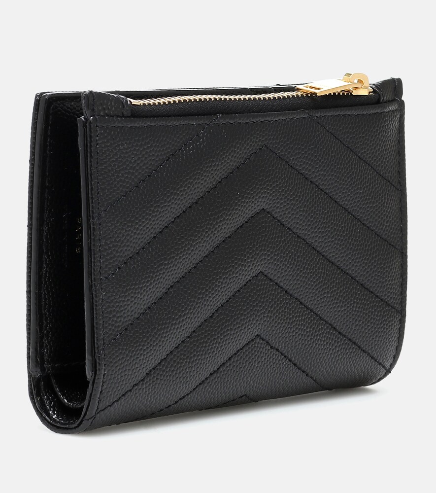  Saint Laurent Saint Laurent Portemonnaie Monogram Aus Leder 