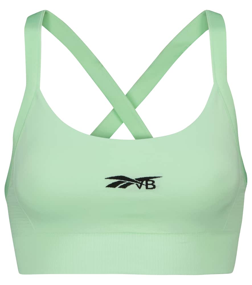 Reebok x Victoria Beckham Crossover-back logo sports bra