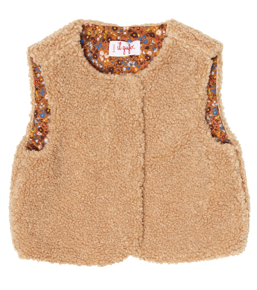 Il Gufo Faux fur vest