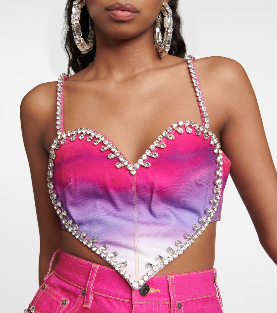  Area Area Verziertes Cropped-top 