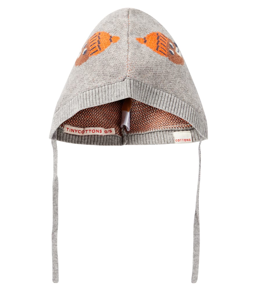 Tinycottons Baby Bears cotton and wool beanie