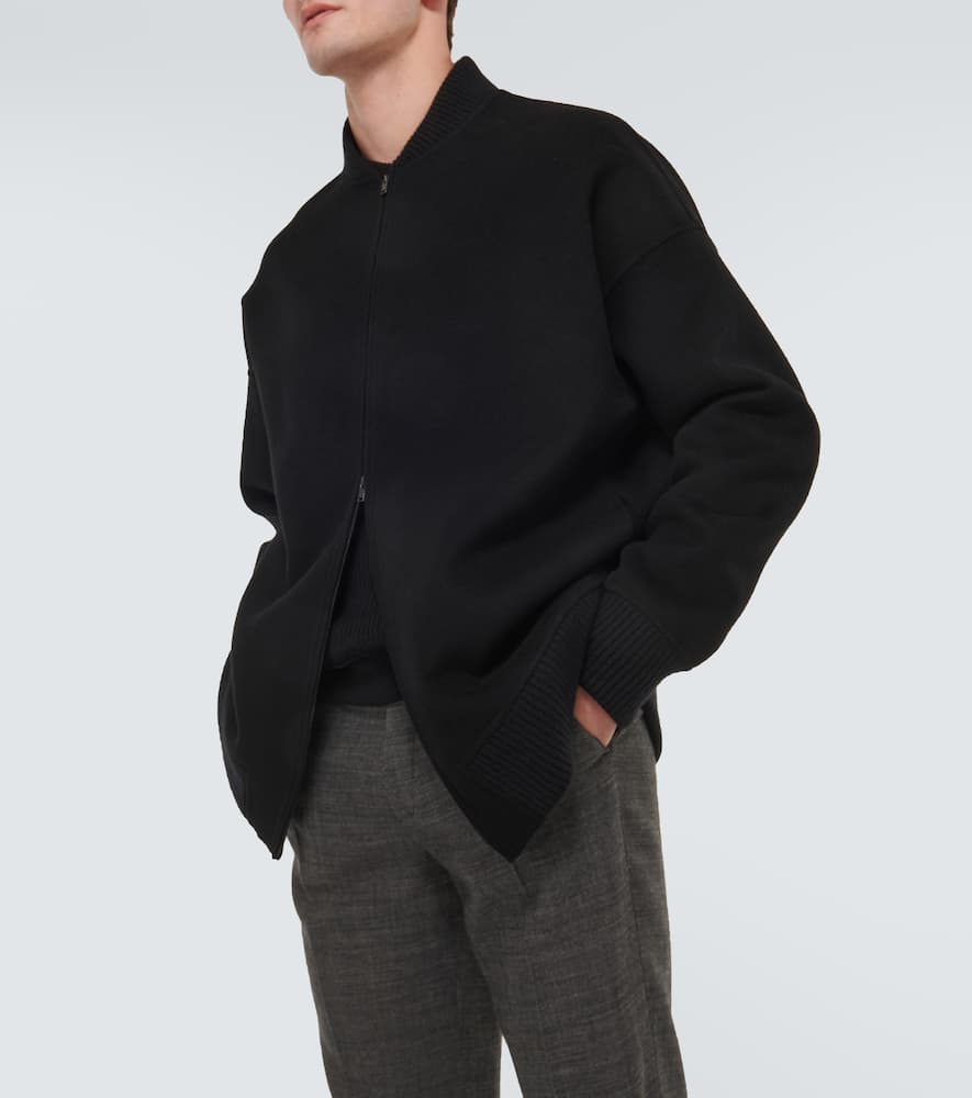 The Row Daxton Cashmere Jacket In Black