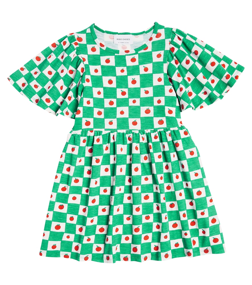 Bobo Choses White Tomato Ruffled Cotton Dress Y 10/11 - Mytheresa