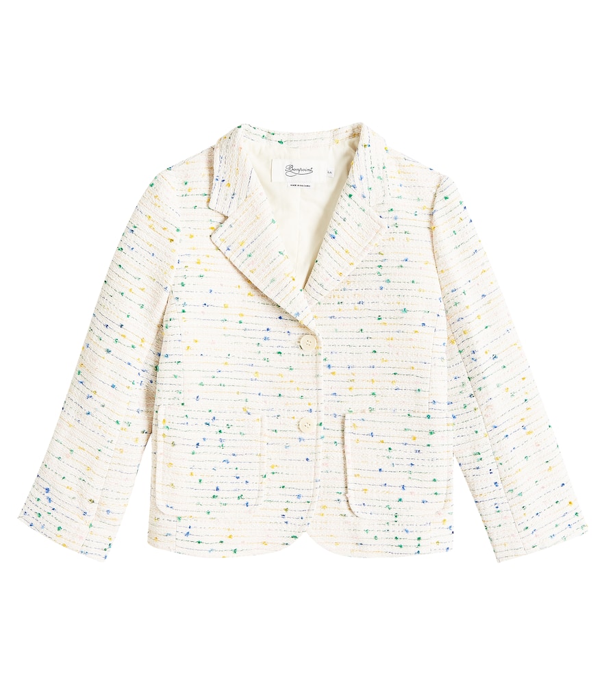 Bonpoint Tomas cotton-blend tweed jacket