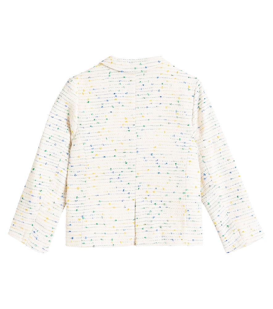  Bonpoint Bonpoint Chaqueta Tomas De Tweed En Mezcla De Algodón 