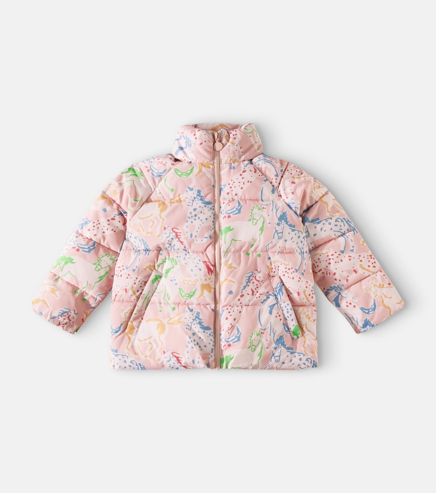 Stella McCartney Stella McCartney Kids Printed puffer jacket　ステラ マッカートニー キッズ プリント パファー ジャケット