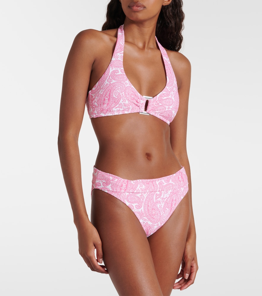  Heidi Klein Heidi Klein Ischia Printed Halterneck Bikini Top 