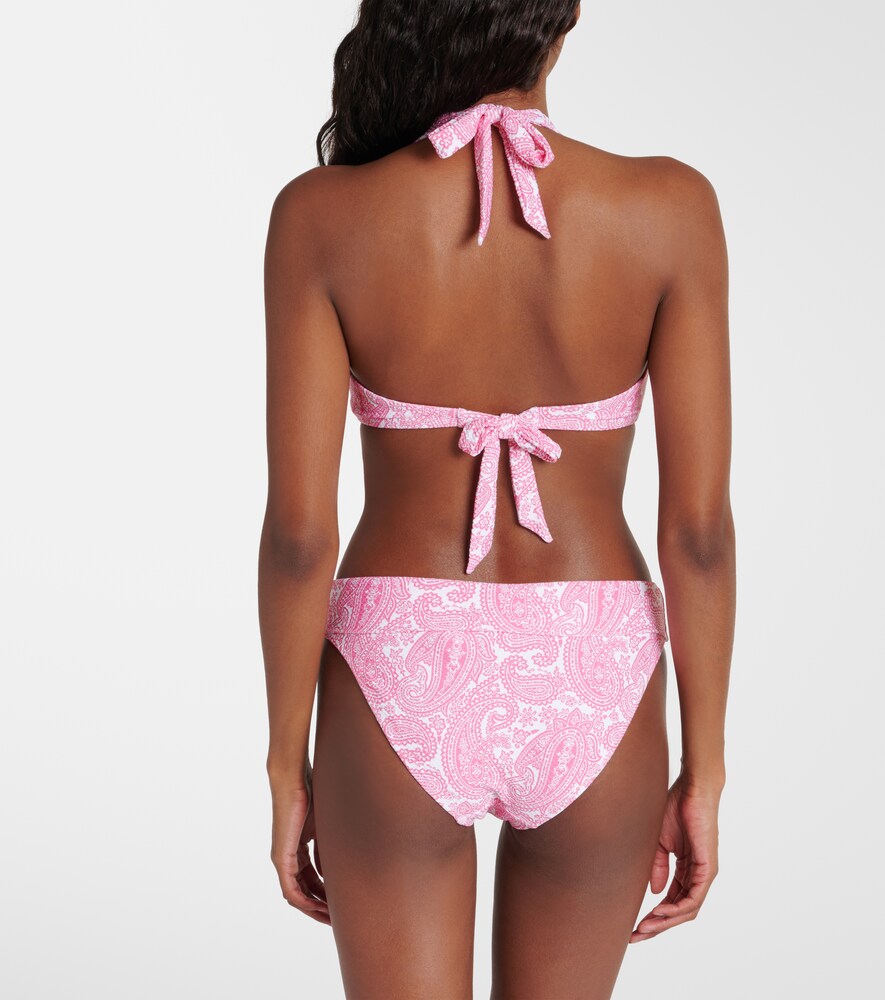  Heidi Klein Heidi Klein Ischia Printed Halterneck Bikini Top 