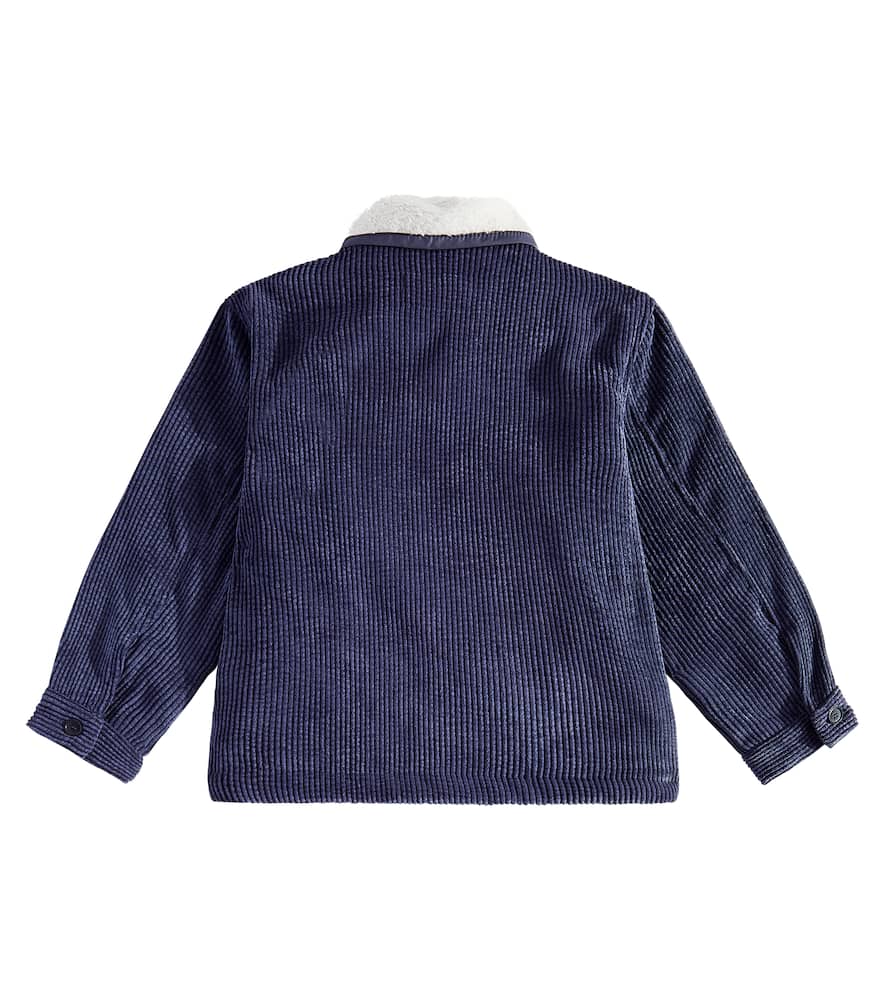 Il Gufo Technical Jacket In Blue