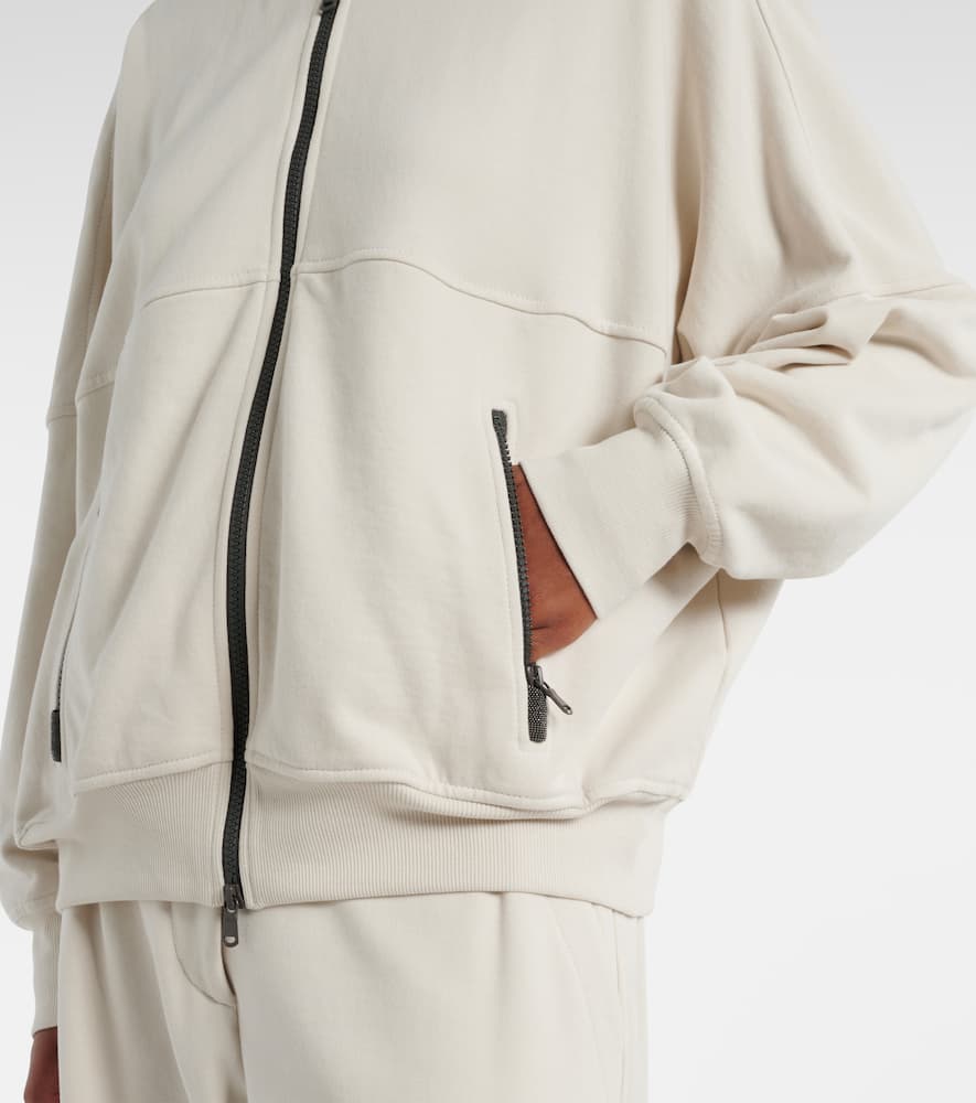 Brunello Cucinelli Cotton Jacket In White