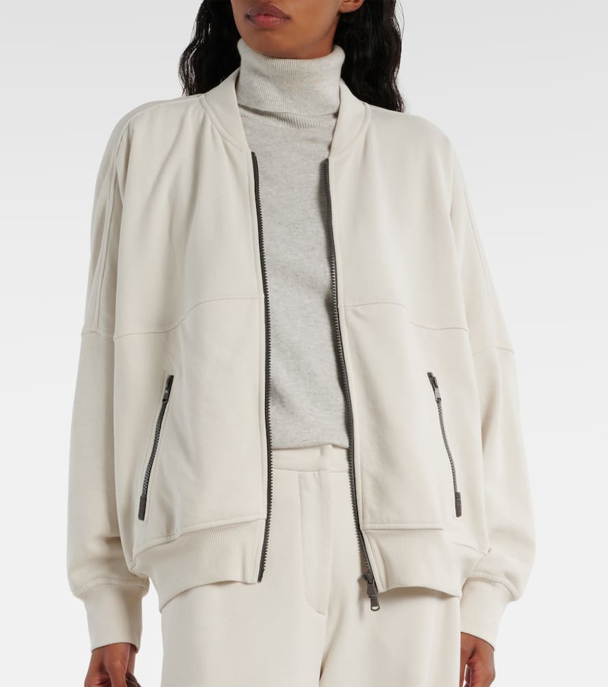 Brunello Cucinelli Cotton Jacket In White
