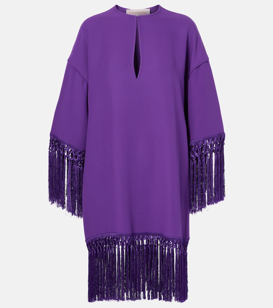 VALENTINO CADY COUTURE FRINGED MINIDRESS