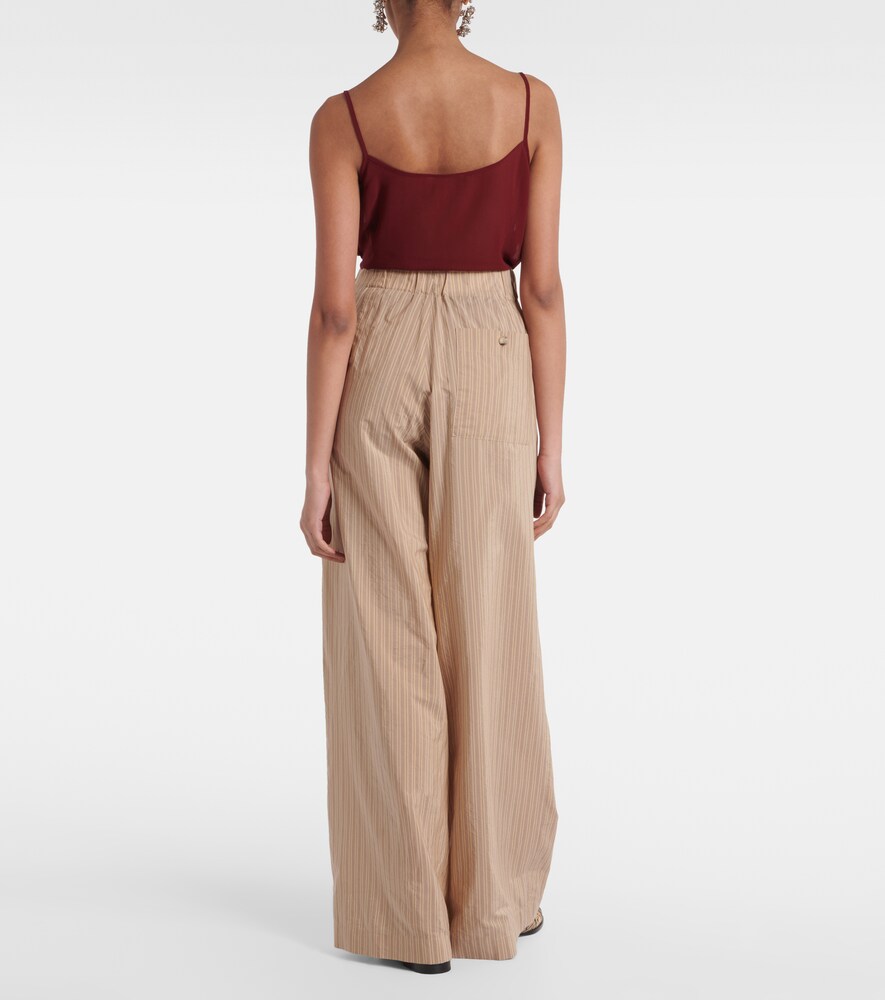  Dries Van Noten Dries Van Noten Weite Hose Aus Einem Baumwollgemisch 