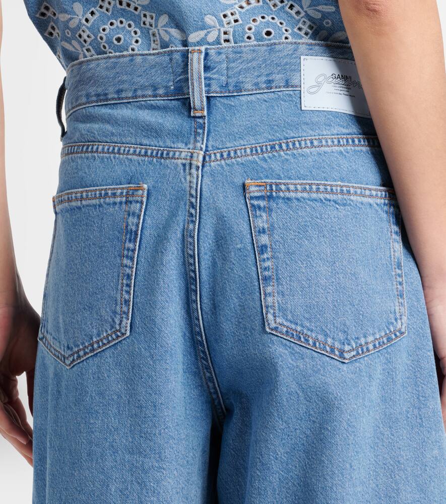 ★送関込み★ GANNI Broderie Anglaise Carpenter Jeans Buy Ganni Blue Broderie Anglaise Carpenter Jeans in Denim
