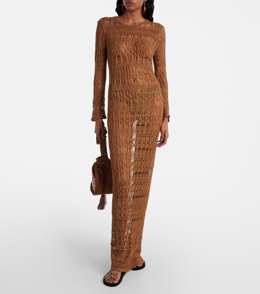 Isabel Marant Maxikleid Palomagf In Gold