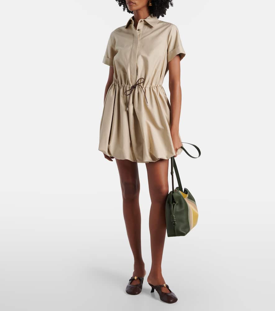 LOEWE　肩かけバック LOEWE - Paula's Ibiza Puzzle XL Leather-Trimmed Raffia Tote