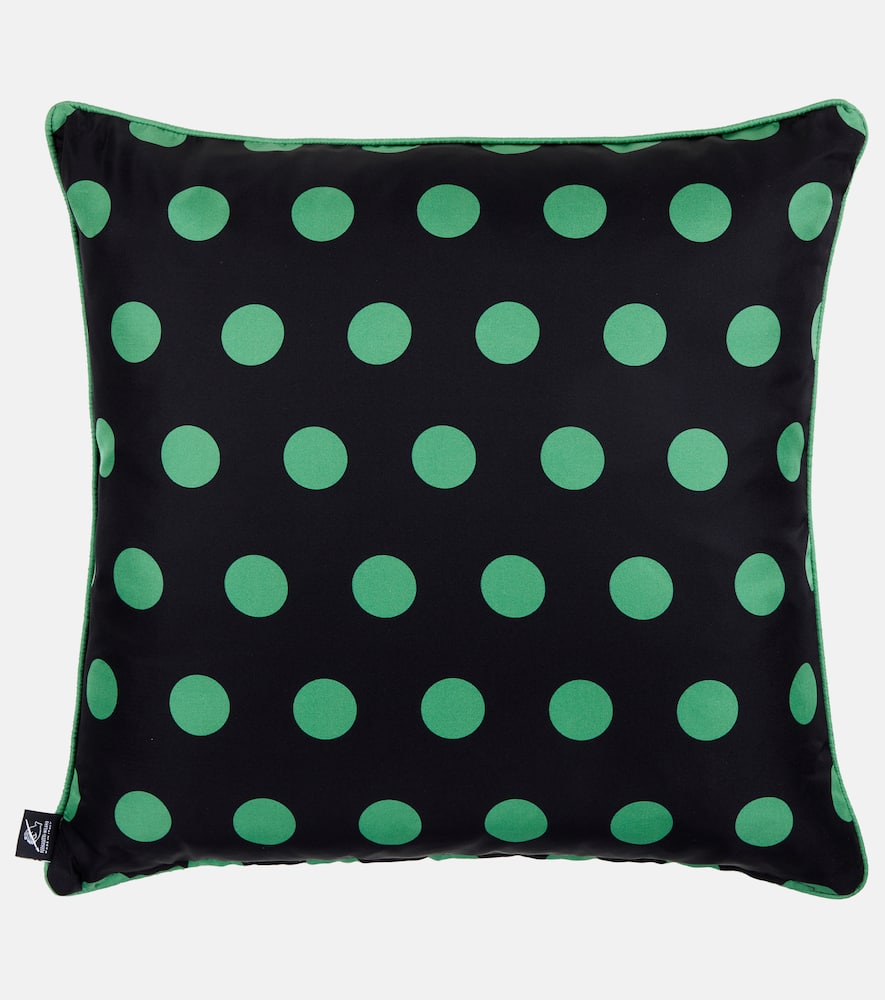 Fornasetti High Fidelity Printed Silk Cushion In Multi