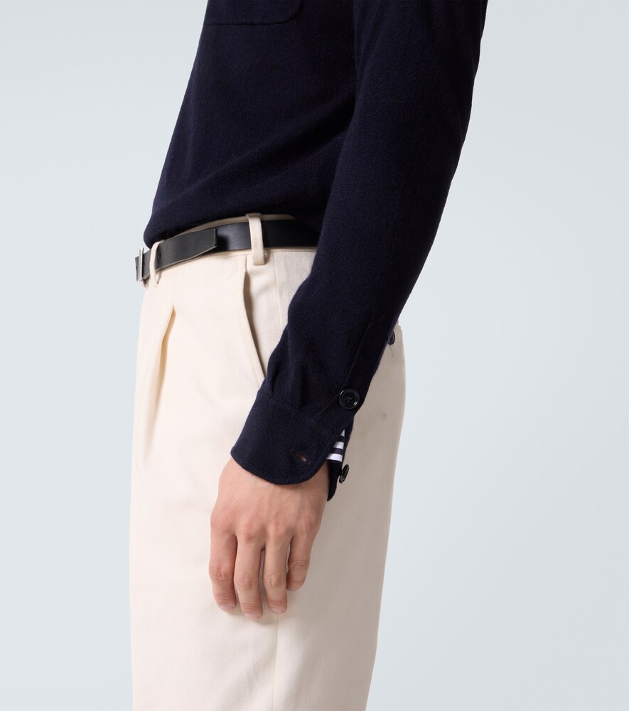  Allude Allude Wool And Cashmere Overshirt 