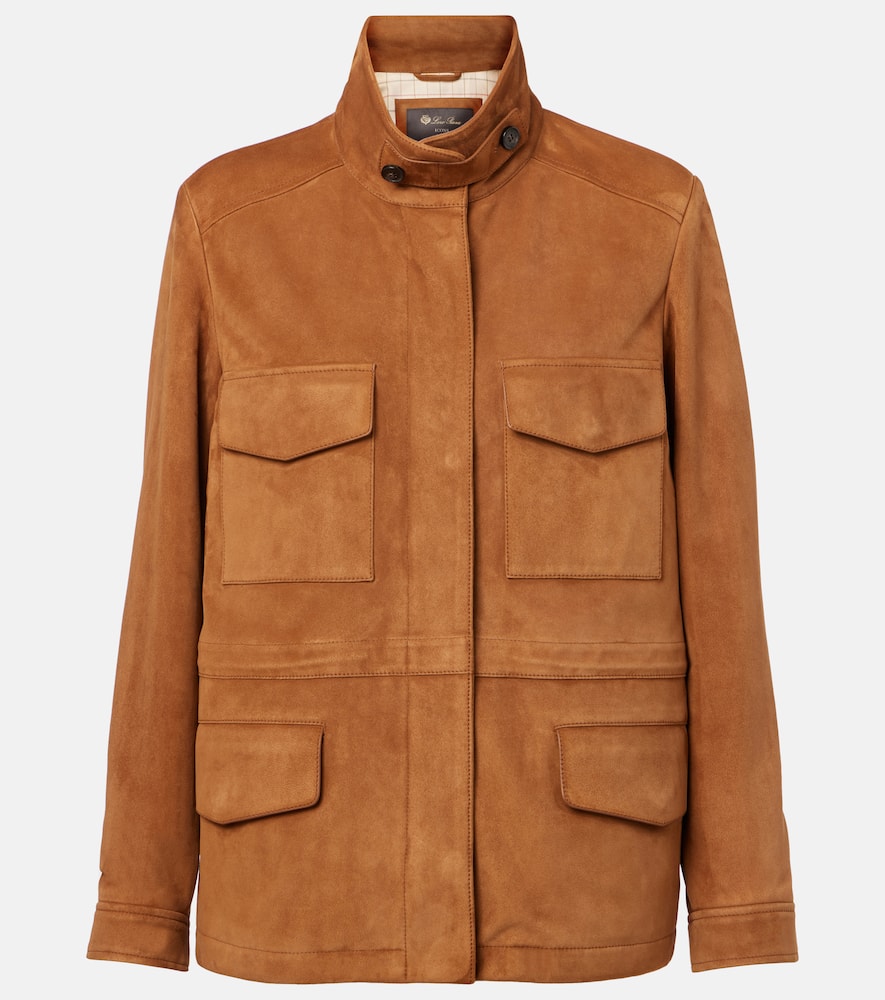 Suede field jacket