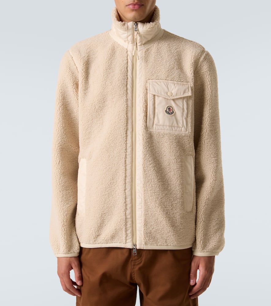 Moncler Long Sleeve Casual Jacket In Gray