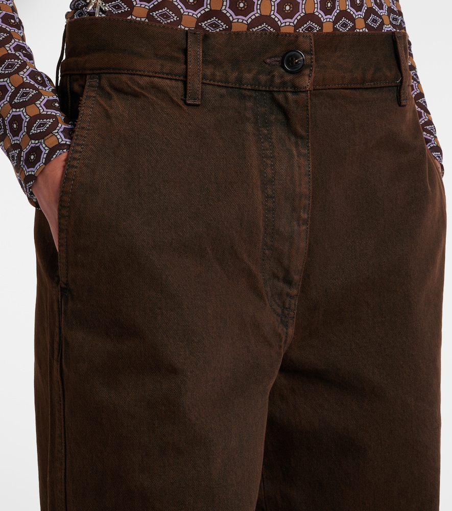  Dries Van Noten Dries Van Noten Jeans Rectos De Tiro Alto 