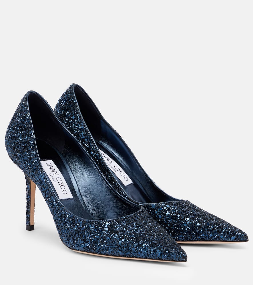 Jimmy Choo Love 85 Glitter Pumps In Multi