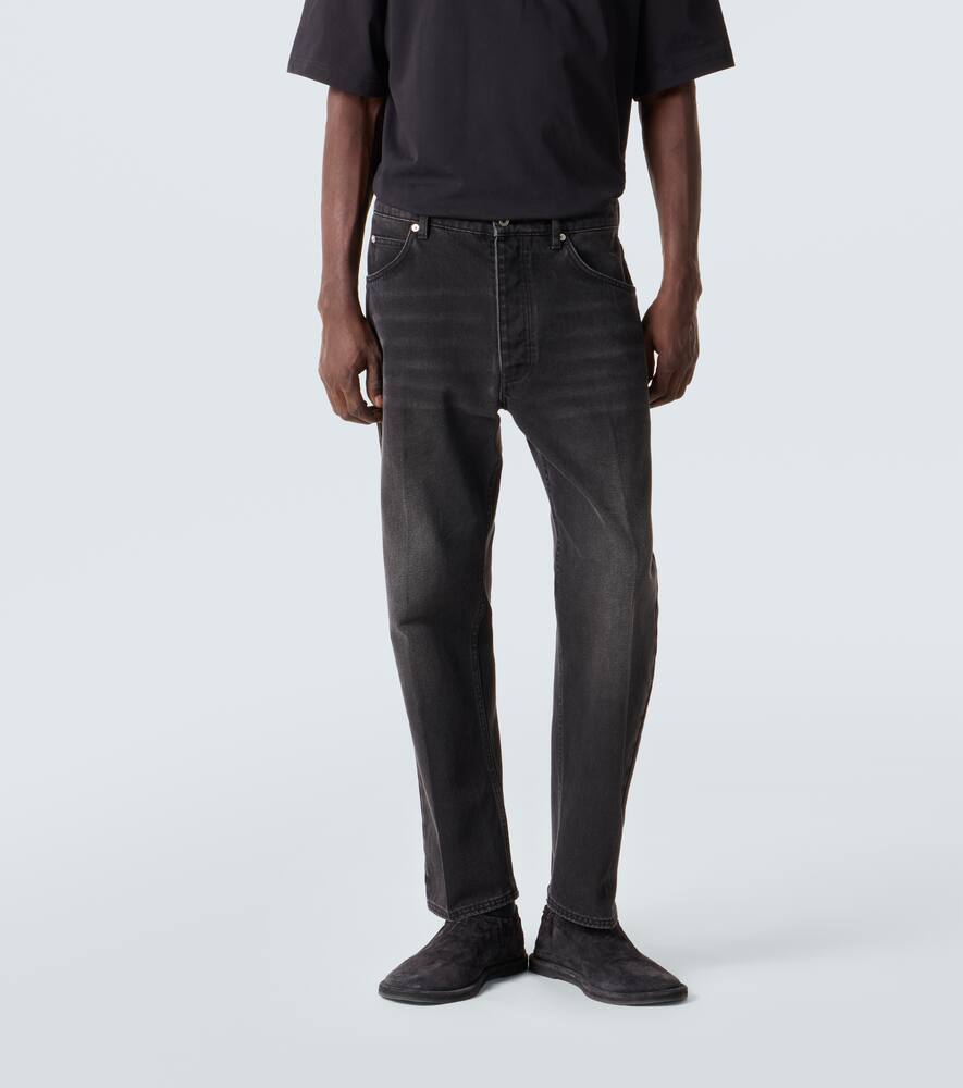 Studio Nicholson X Aaron Levine Windslow Straight Jeans In Black