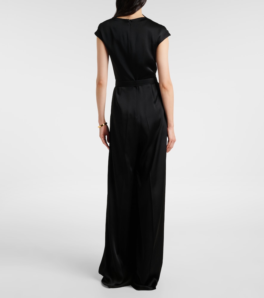  Max Mara Max Mara Vespa Cutout Satin Jumpsuit 