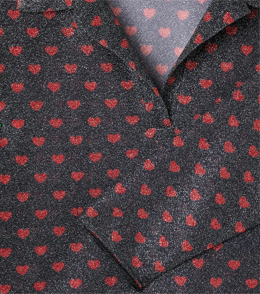 Oseree Oséree Kids Lumière Printed Shirt In Red