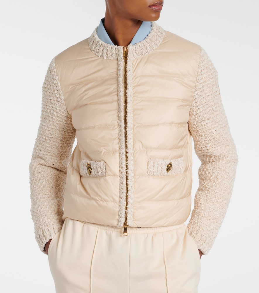  Moncler Moncler Daunenjacke Aus Bouclé 