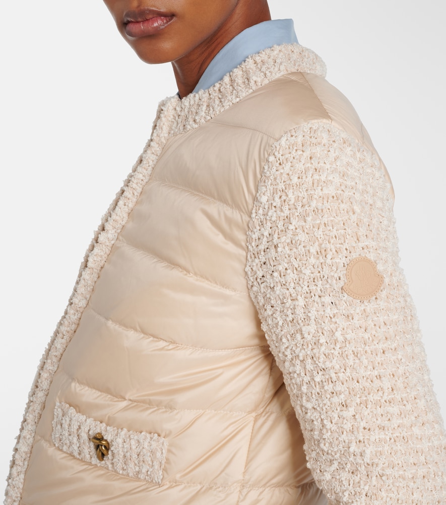  Moncler Moncler Daunenjacke Aus Bouclé 